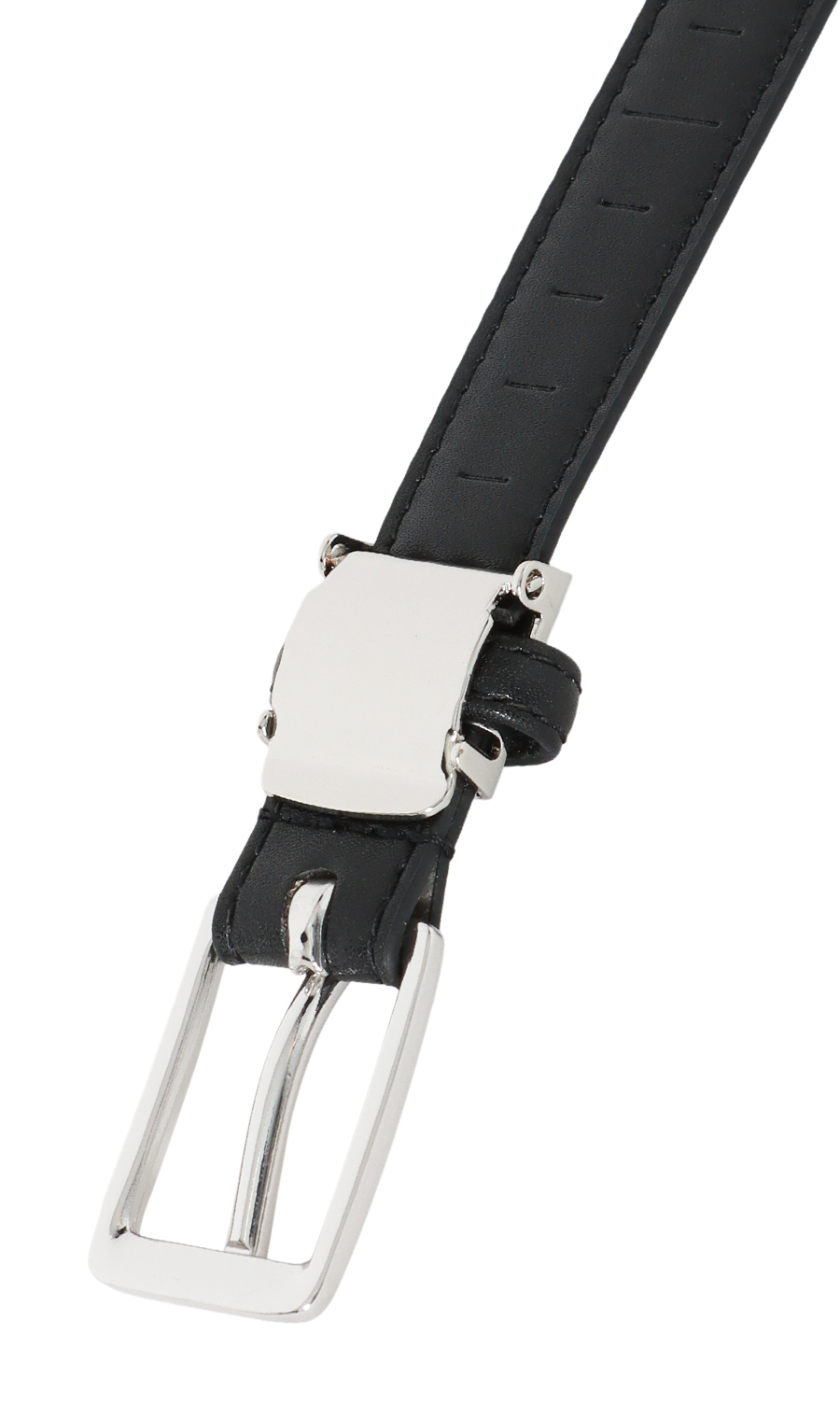 レディースベルト【ピンバックル式】【Stretch&Soft】 ブラック 0