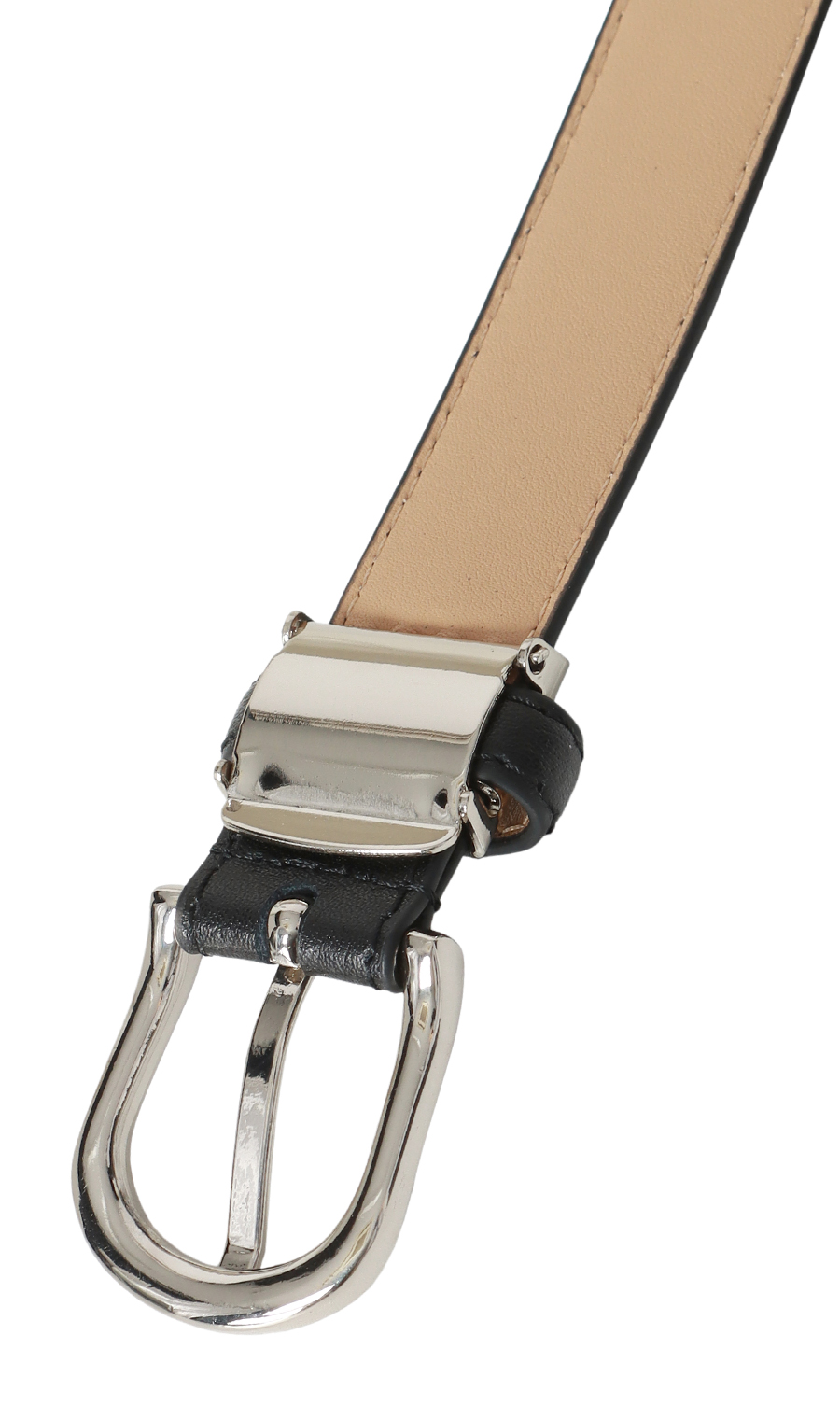 レディースベルト【ピンバックル式】 ブラック 0