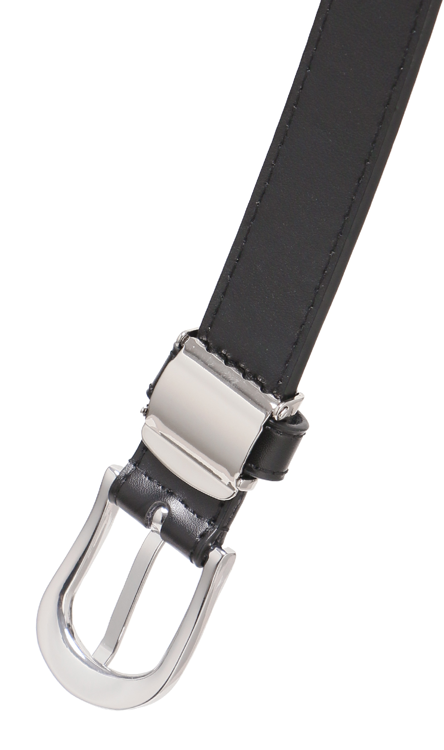 レディースベルト【ピンバックル式】【ロングサイズ】 ブラック 1