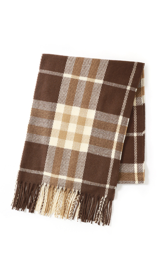 チェック柄マフラー【ハンドウォッシュ】