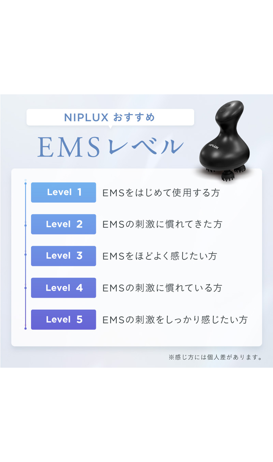 ▼■NIPLUX EMS HEAD SPA Pocket【WEB限定】 ブラック 0