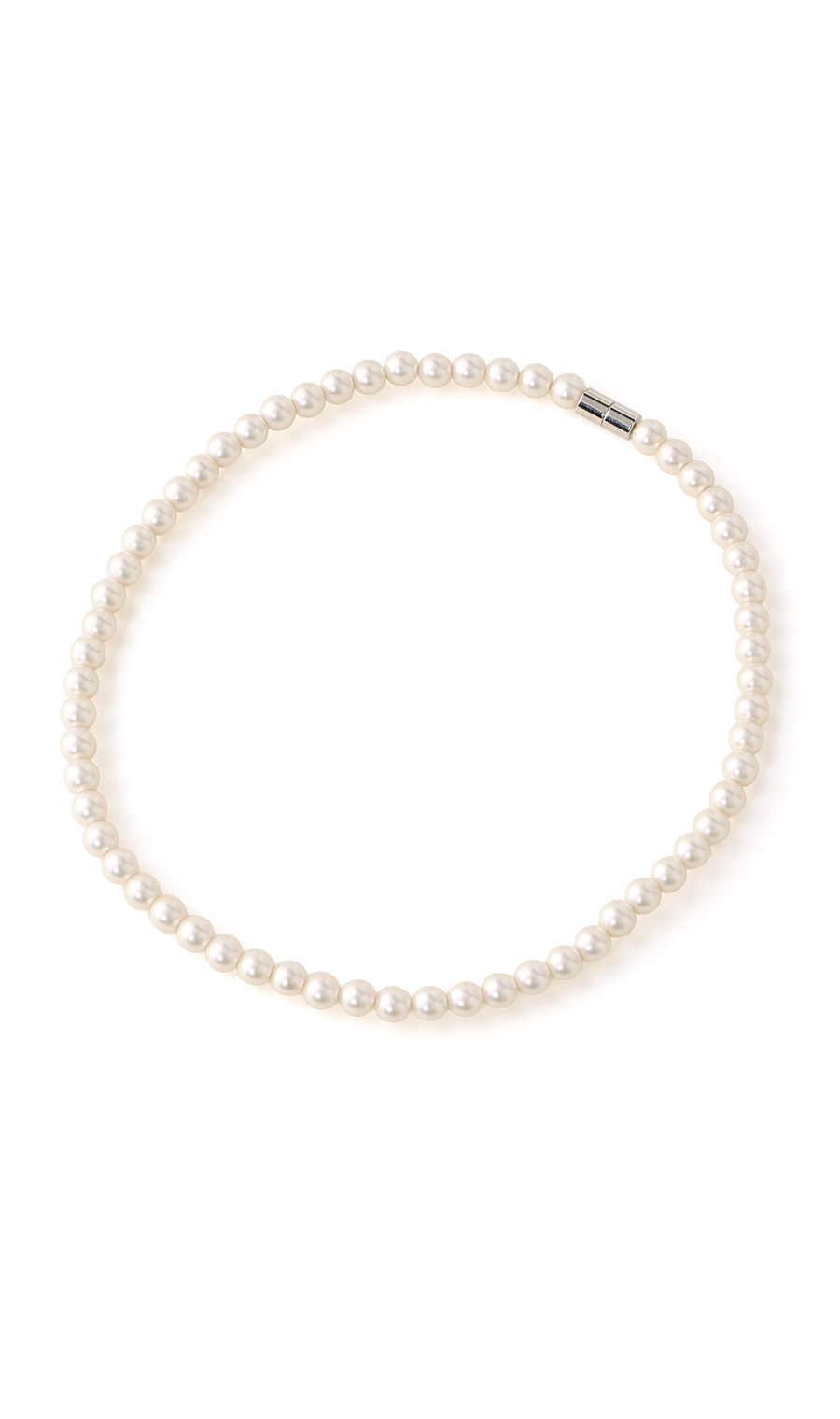 ■パールネックレス【ガラスパール】 ホワイト 1