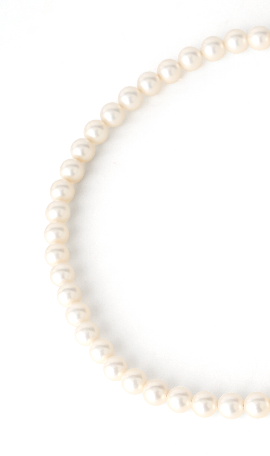 ■パールネックレス&イヤリング2点セット【日本製】 ホワイト 0