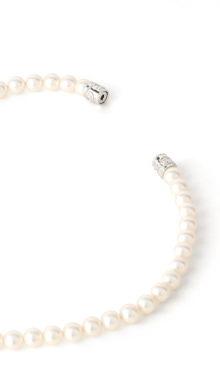 ■パールネックレス&イヤリング2点セット【日本製】 ホワイト 0