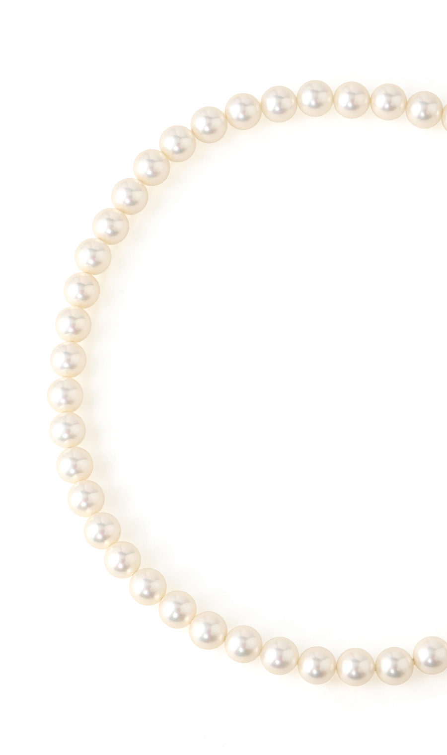 ■パールネックレス&ピアス2点セット【日本製】 ホワイト 0