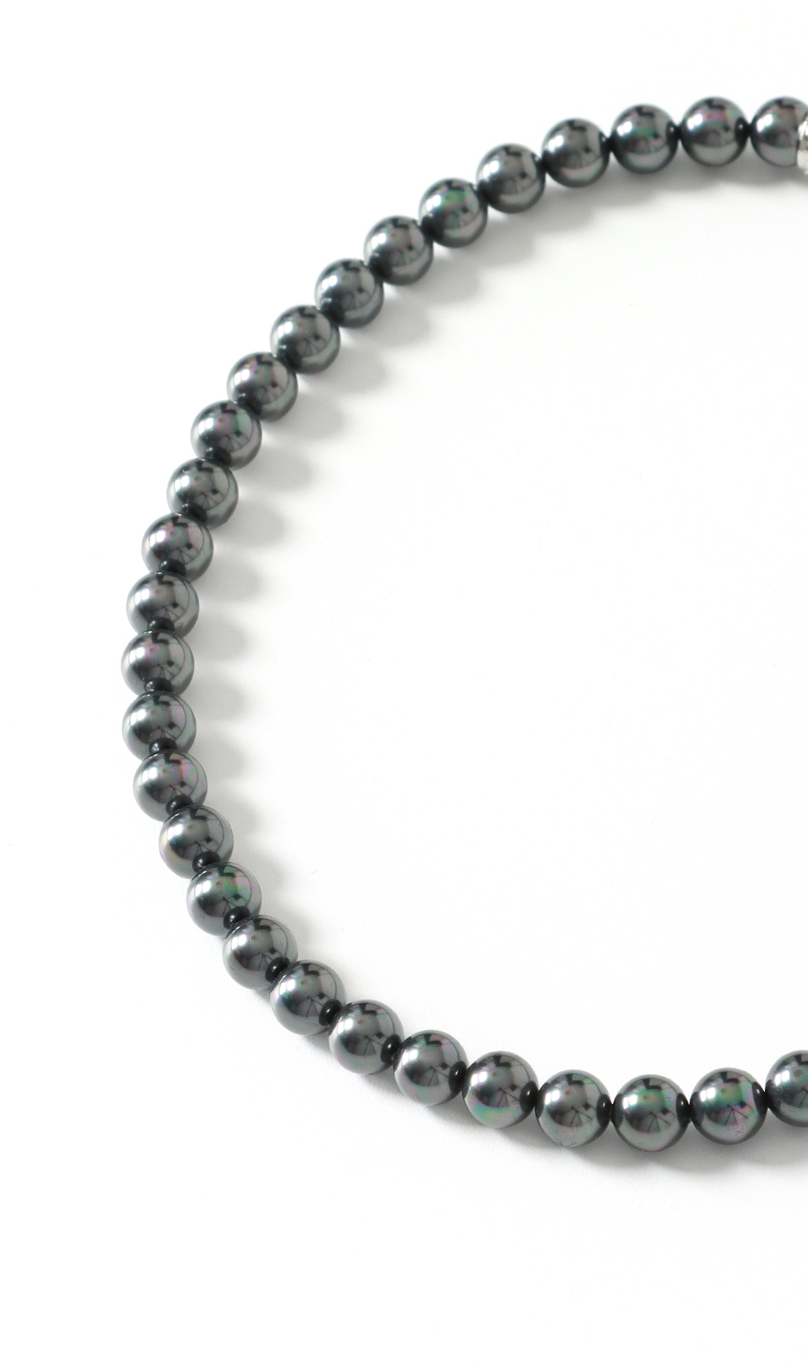 パールネックレス&イヤリング2点セット【ブラック】【日本製】 ブラック 0