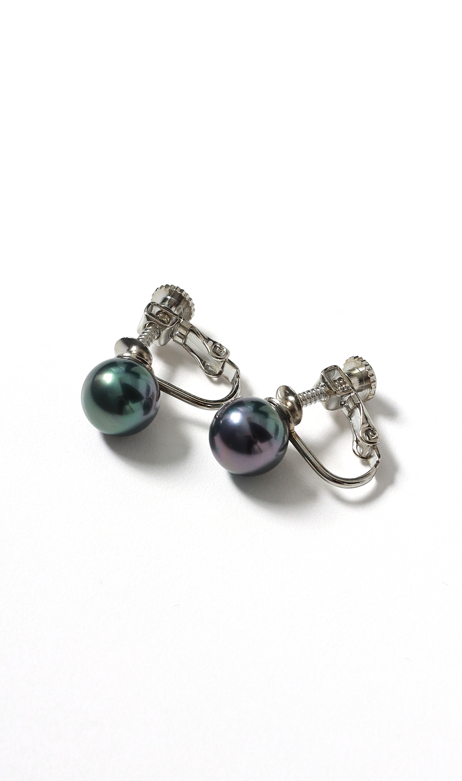 パールネックレス&イヤリング2点セット【ブラック】【日本製】 ブラック 0