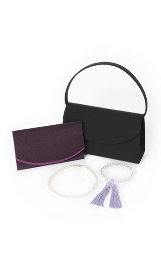 ブラックフォーマル洋品4点セット【お悔み】【WEB限定】