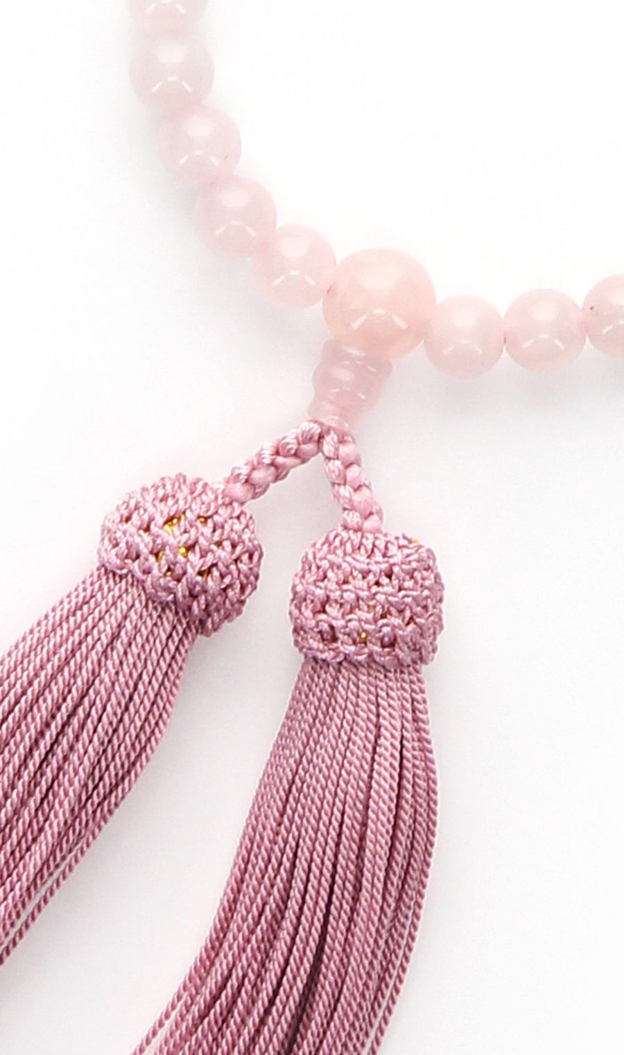 京念珠【紅水晶】【日本製】 ピンク 0