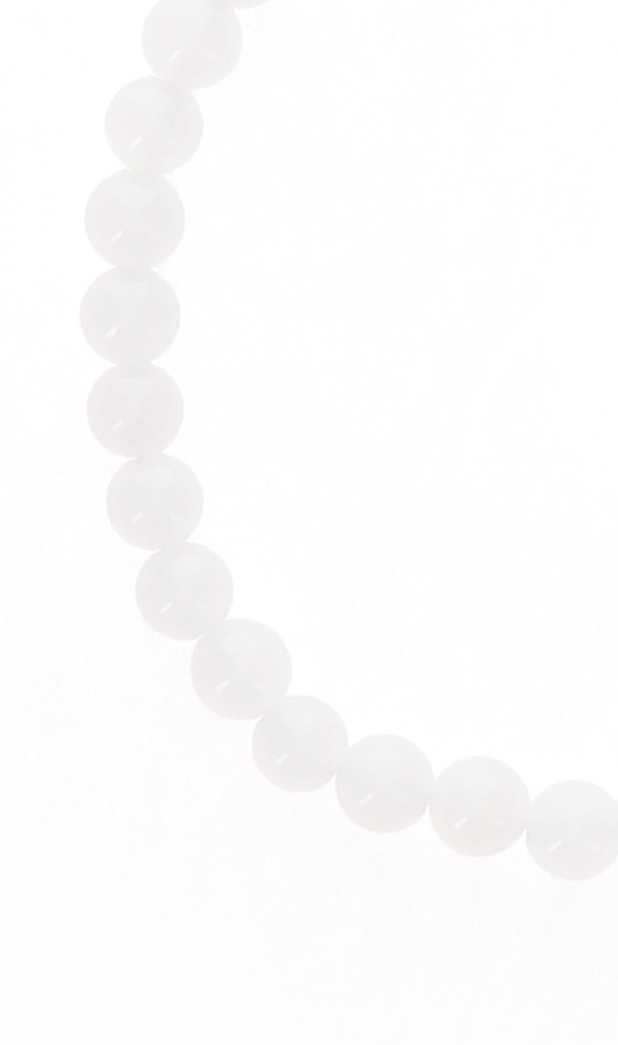 京数珠【ホワイトオニキス】【日本製】 ホワイト 0