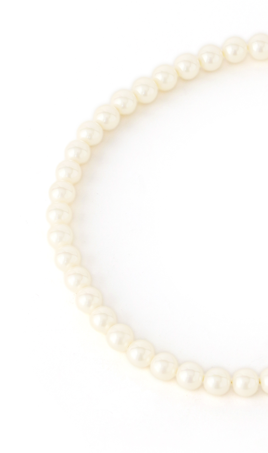 ■パールネックレス&イヤリング2点セット【日本製】 ホワイト 0