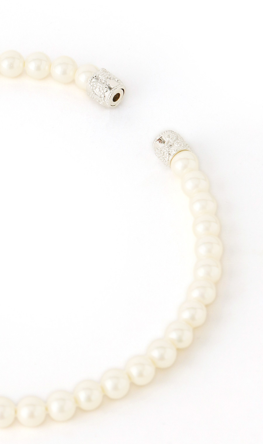 ■パールネックレス&イヤリング2点セット【日本製】 ホワイト 0