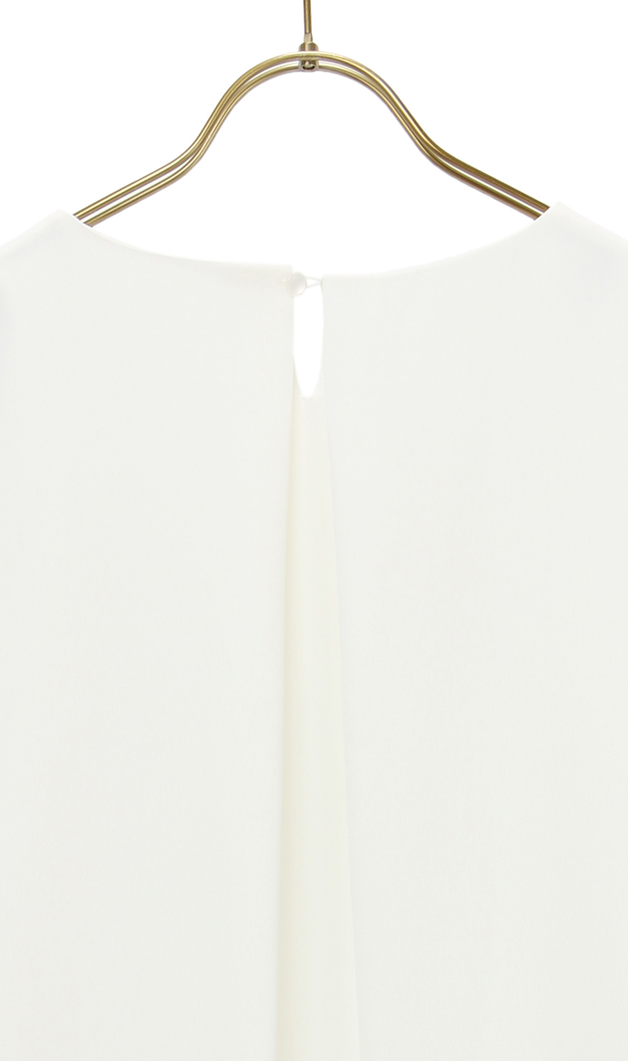 【訳アリ商品】タックソフトブラウス【長袖】【アクセサリー付き】 ホワイト 13号