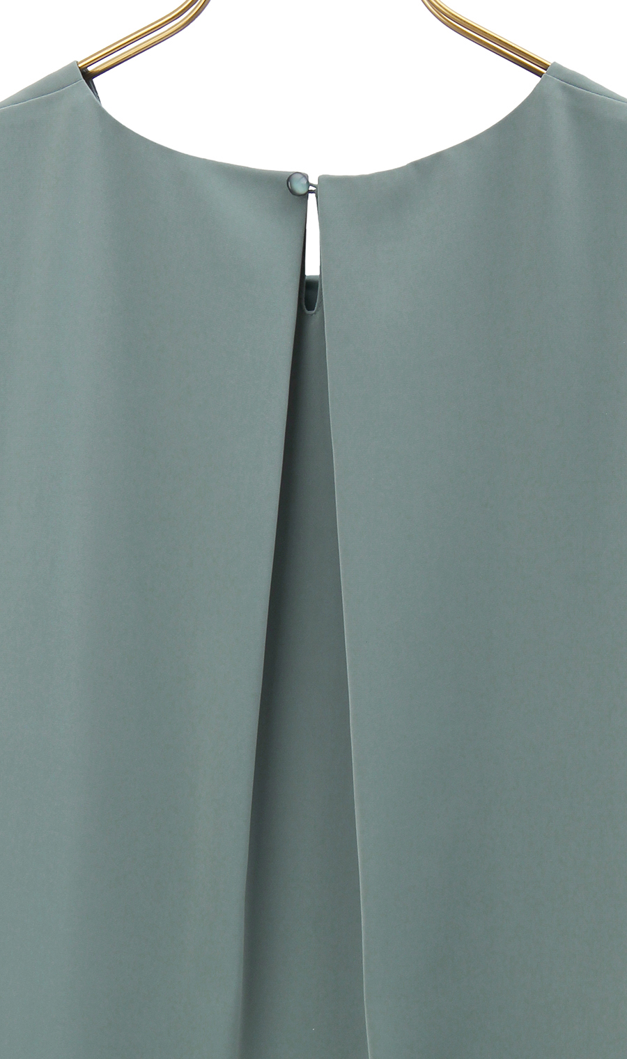 【訳アリ商品】タックソフトブラウス【長袖】【アクセサリー付き】 ブルー 7号