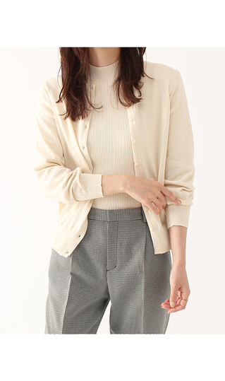 クルーネックカーディガン《アンサンブル》