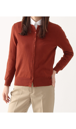 【訳アリ商品】クルーネックカーディガン【アンサンブル】