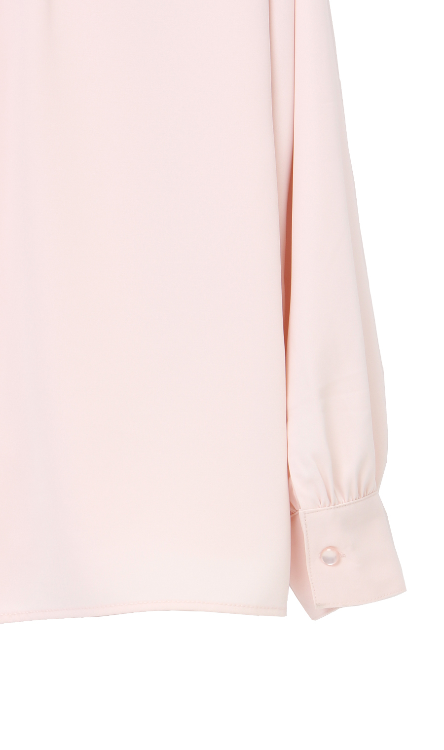 【訳アリ商品】襟付きボウタイブラウス【長袖】【2WAY】 ピンク 13号