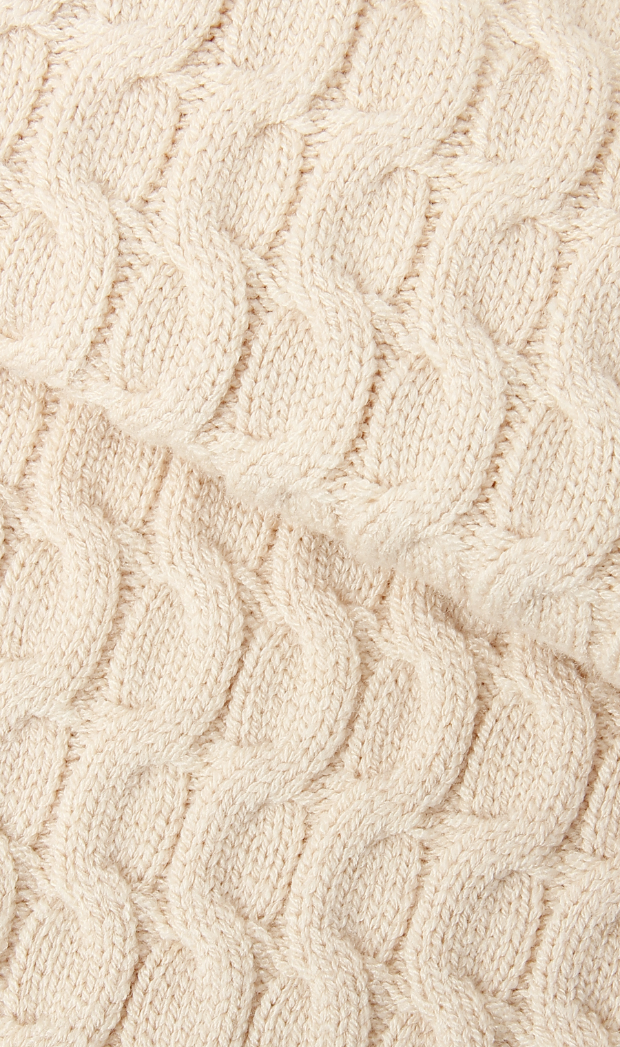 【訳アリ商品】ケーブル編みニットベスト【ニット】 ベージュ LL