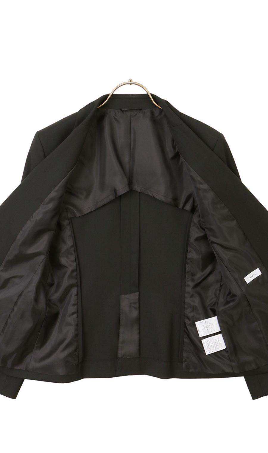 2ボタンテーラードジャケット【セットアップ着用可】 ブラック 5号