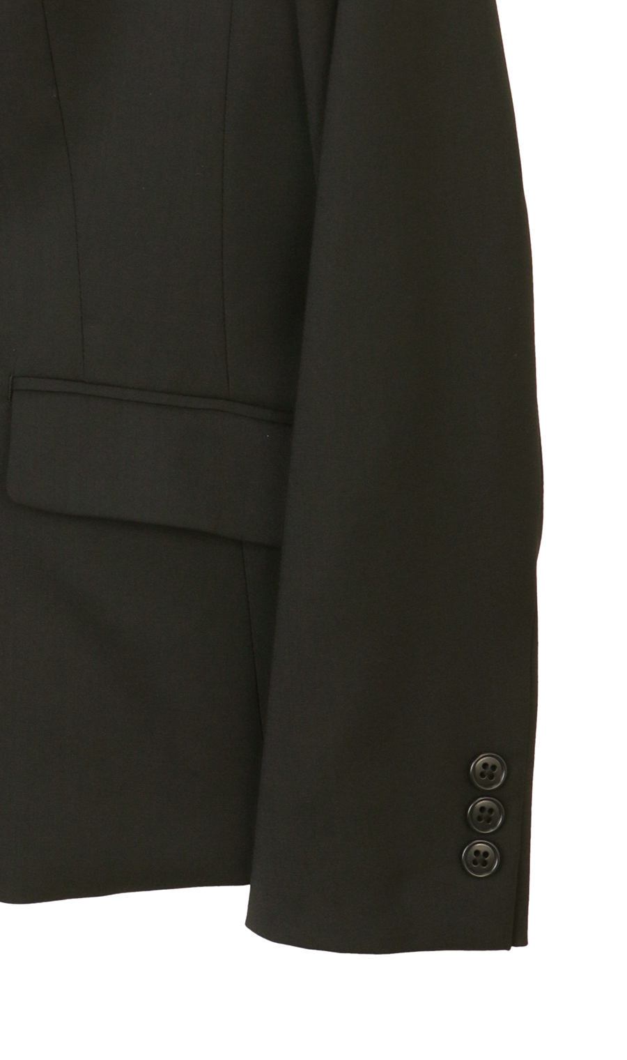 2ボタンテーラードジャケット【セットアップ着用可】 ブラック 5号