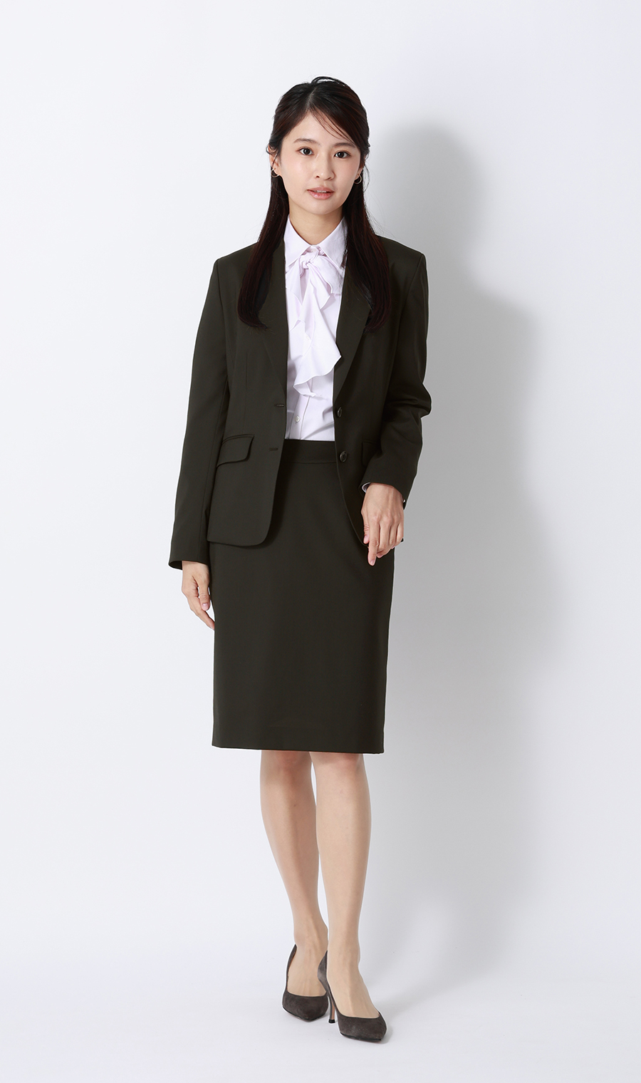 2ボタンテーラードジャケット【セットアップ着用可】 ブラック 5号