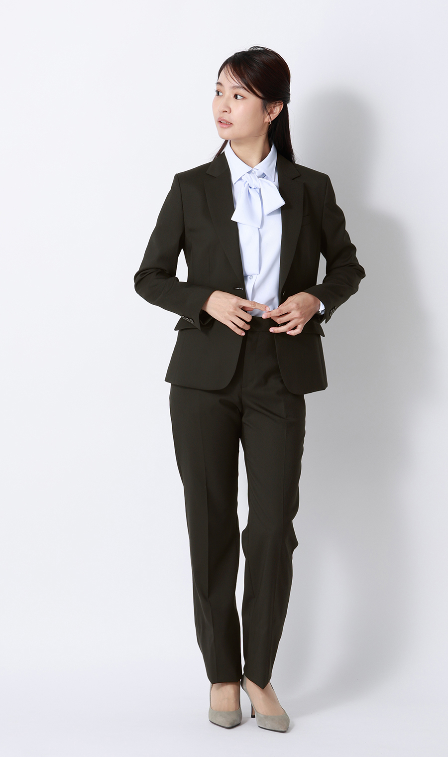 ストレートパンツ【セットアップ着用可】 ブラック 5号