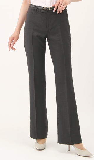 セミフレアパンツ《ストレッチ》《セットアップ着用可》