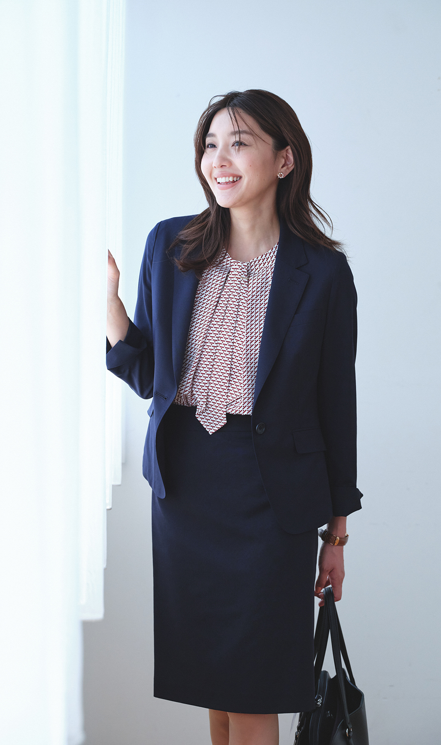 【超ストレッチスーツ】清涼テーラードジャケット【セットアップ着用可】【＃すご】 ネイビー 5号