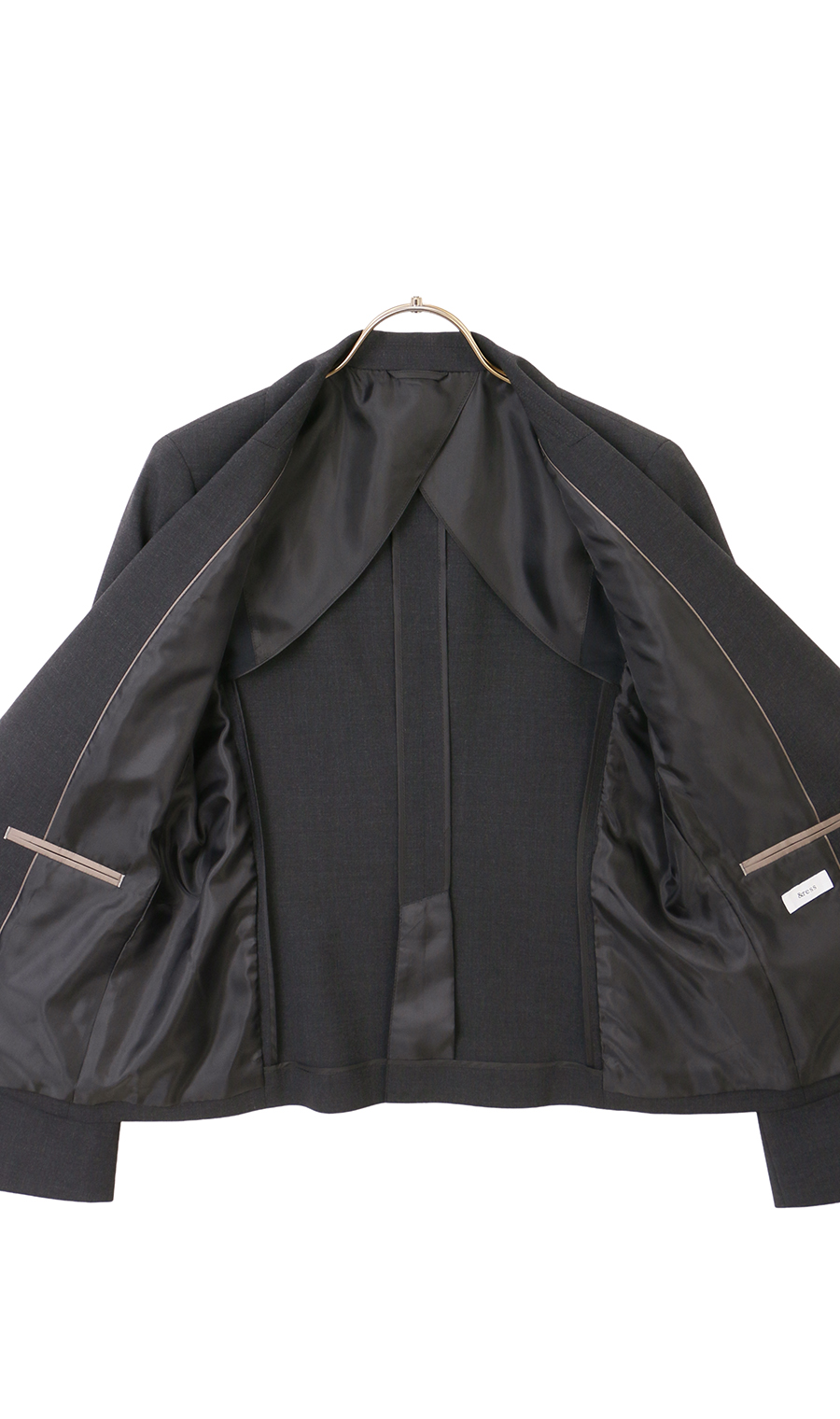 【超ストレッチスーツ】テーラードジャケット【セットアップ着用可】【#すご】 チャコール 3号