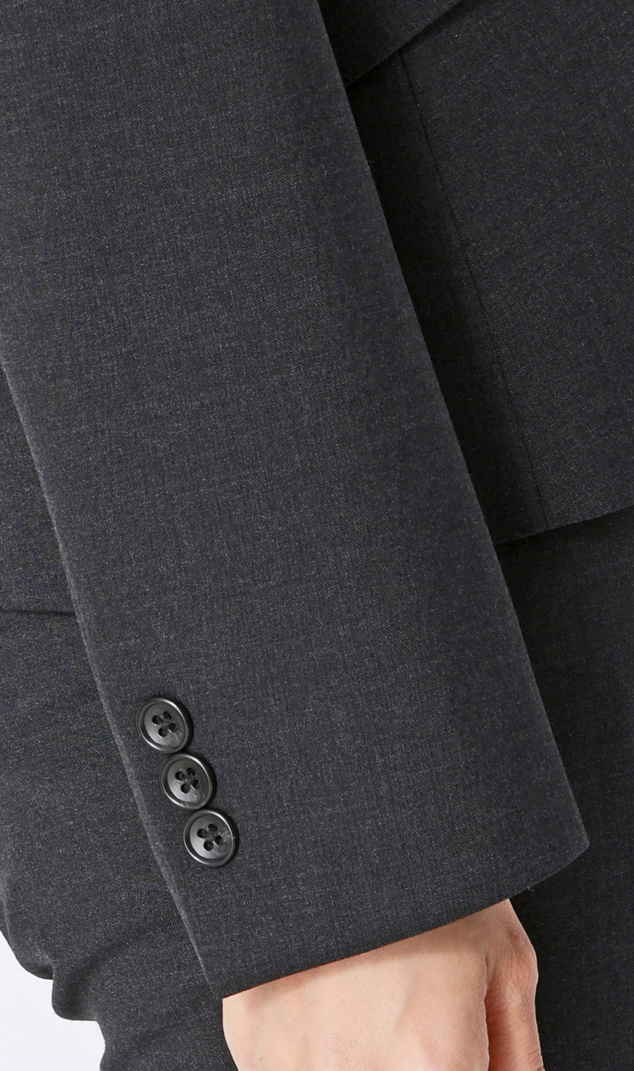 【超ストレッチスーツ】テーラードジャケット【セットアップ着用可】【＃すご】 チャコール 21号