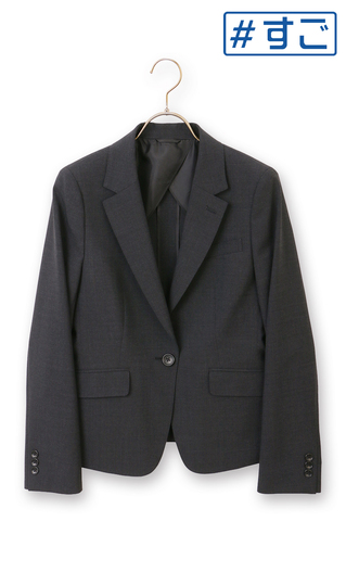 【超ストレッチスーツ】テーラードジャケット【クイーン】【セットアップ着用可】【＃すご】