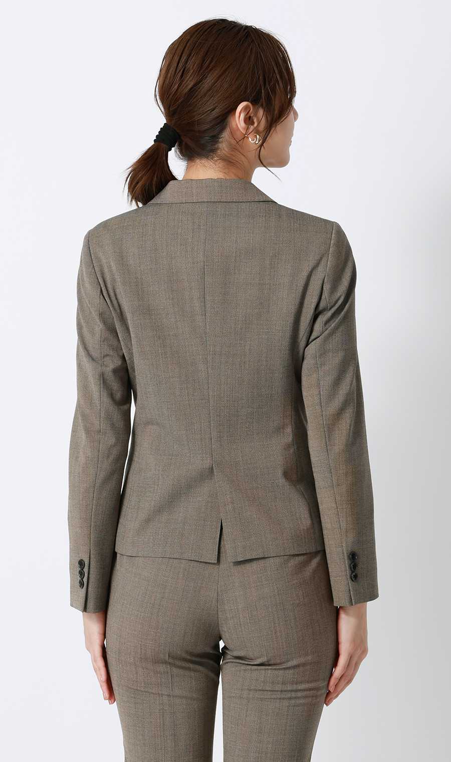 【超ストレッチスーツ】テーラードジャケット【セットアップ着用可】【＃すご】 ベージュ 7号