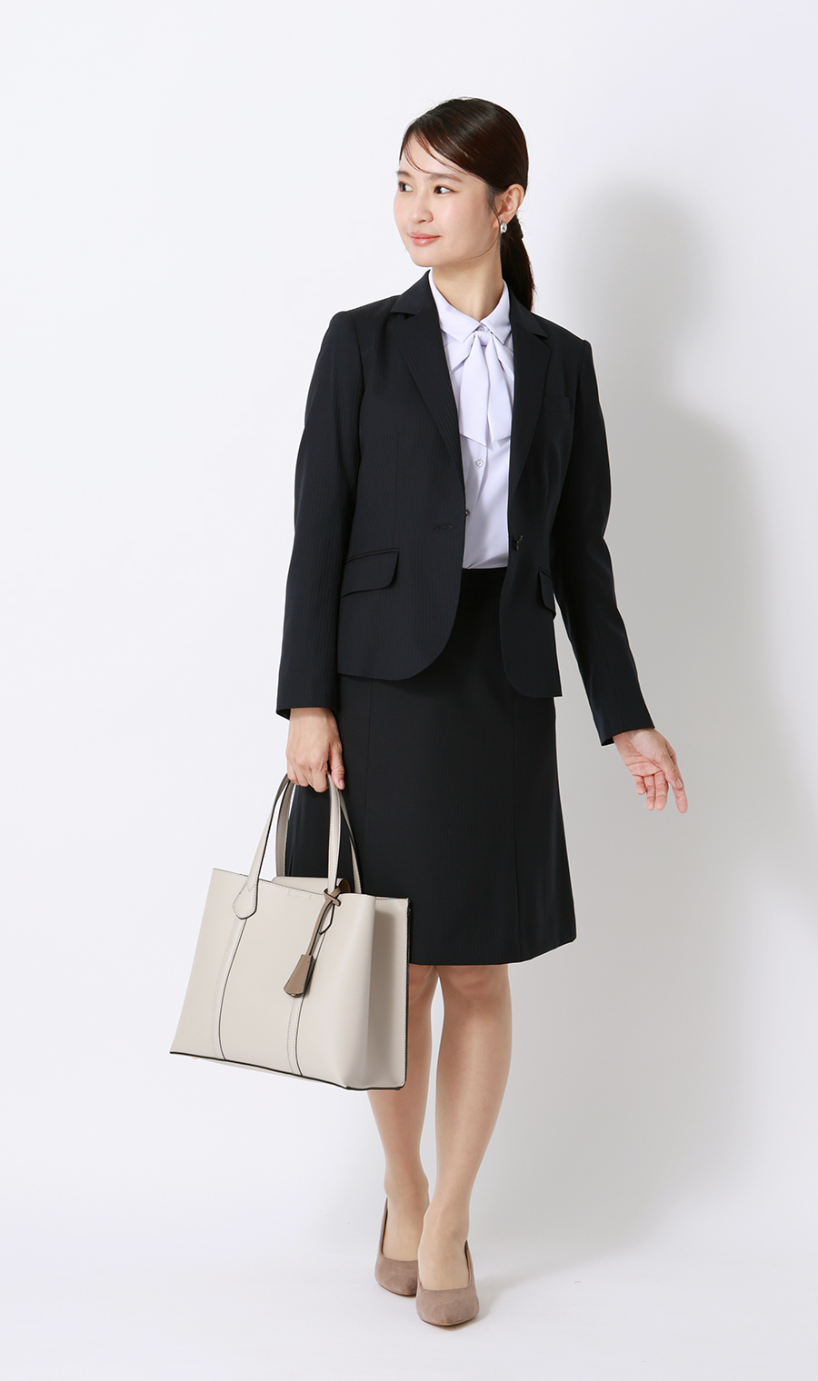 1ボタンテーラードジャケット【セットアップ着用可】 ネイビー 5号