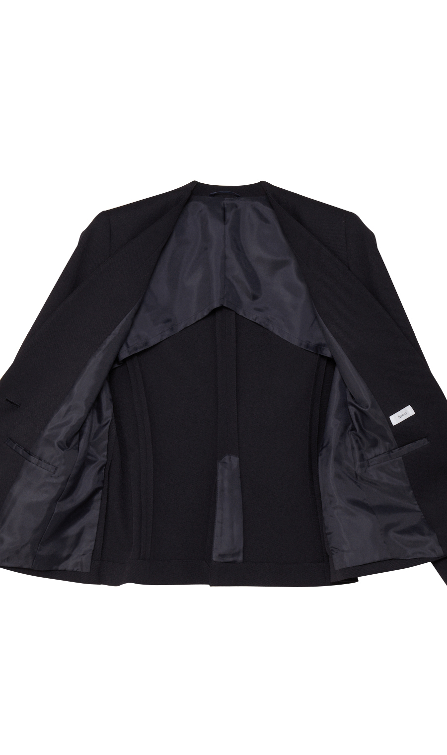 1ボタンVカラージャケット【美ジ楽スーツ】【セットアップ着用可】 ネイビー 5号