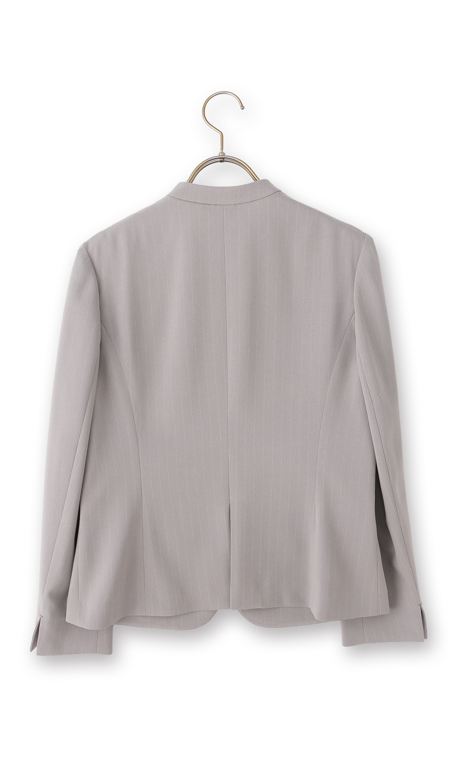 1ボタンVカラージャケット【美ジ楽スーツ】【涼】【COOLMAX】【セットアップ着用可】 ライトグレー 5号