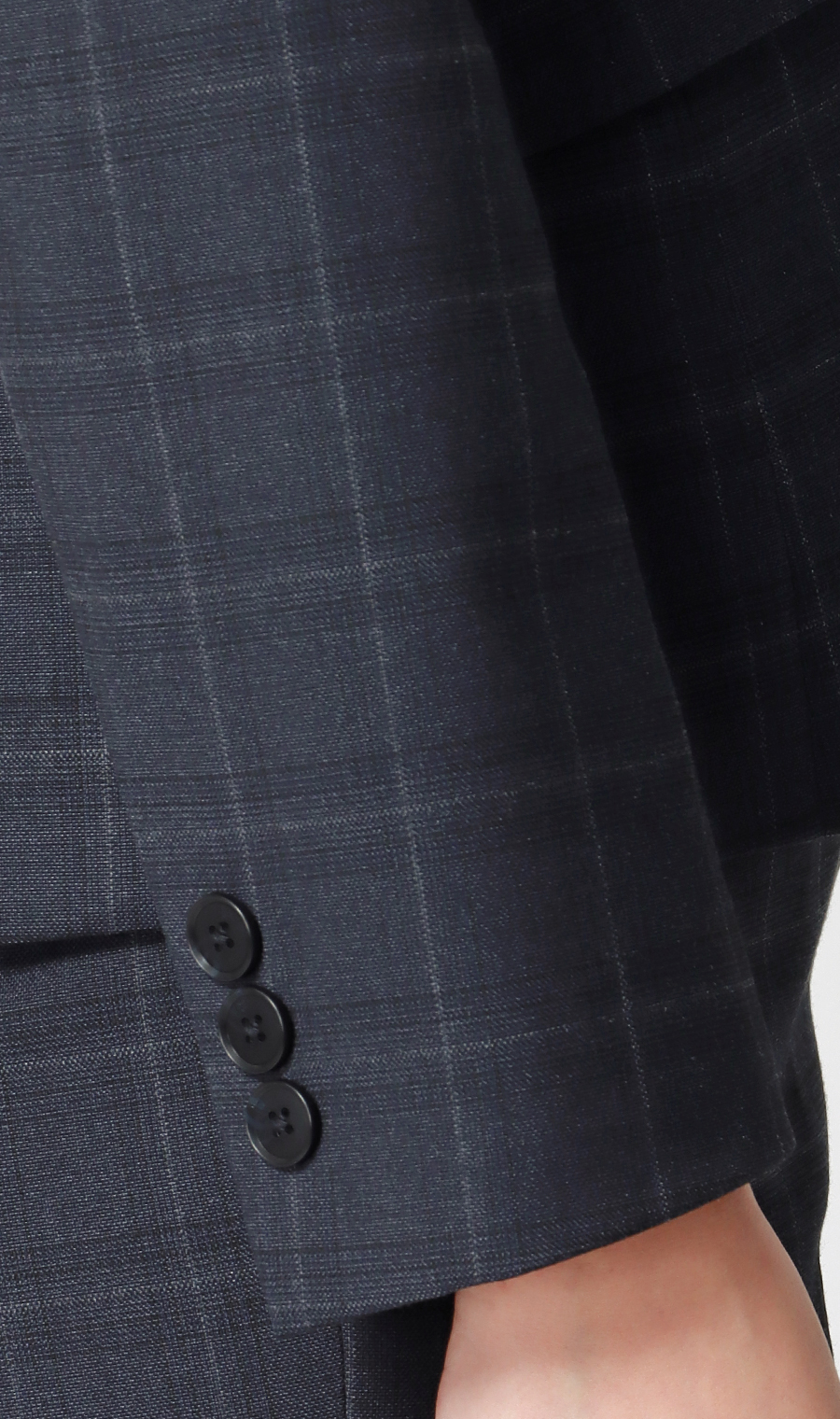 1鈕扣西裝外套 【CARREMAN】 【可成套穿著】 藏青色7號