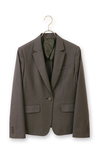 1ボタンテーラードジャケット【CARREMAN】【セットアップ着用可】