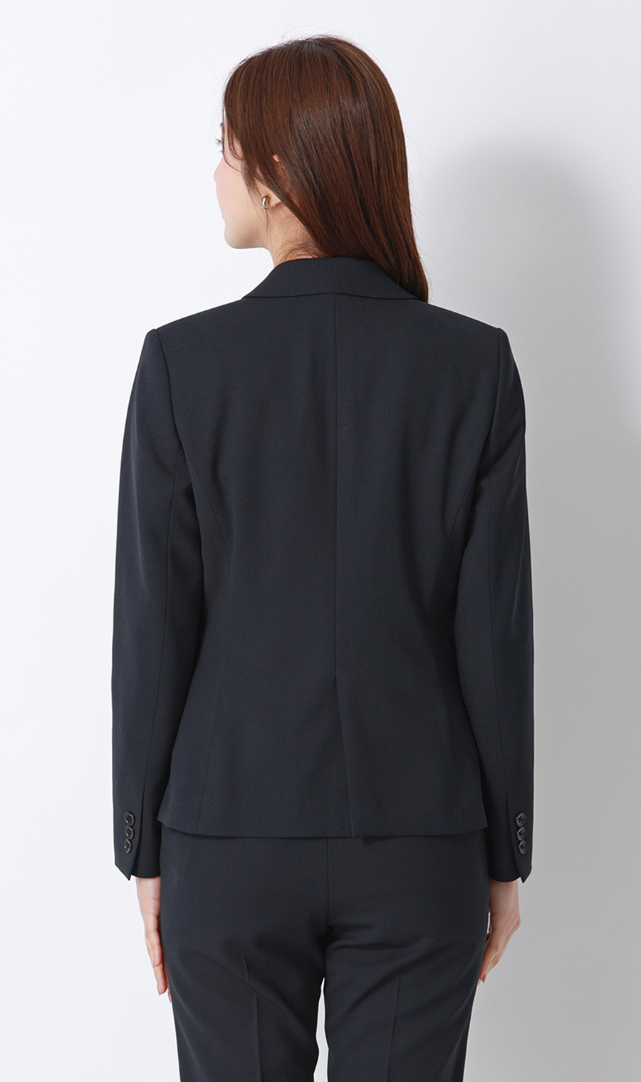 1ボタンテーラードジャケット【セットアップ着用可】 ネイビー 5号