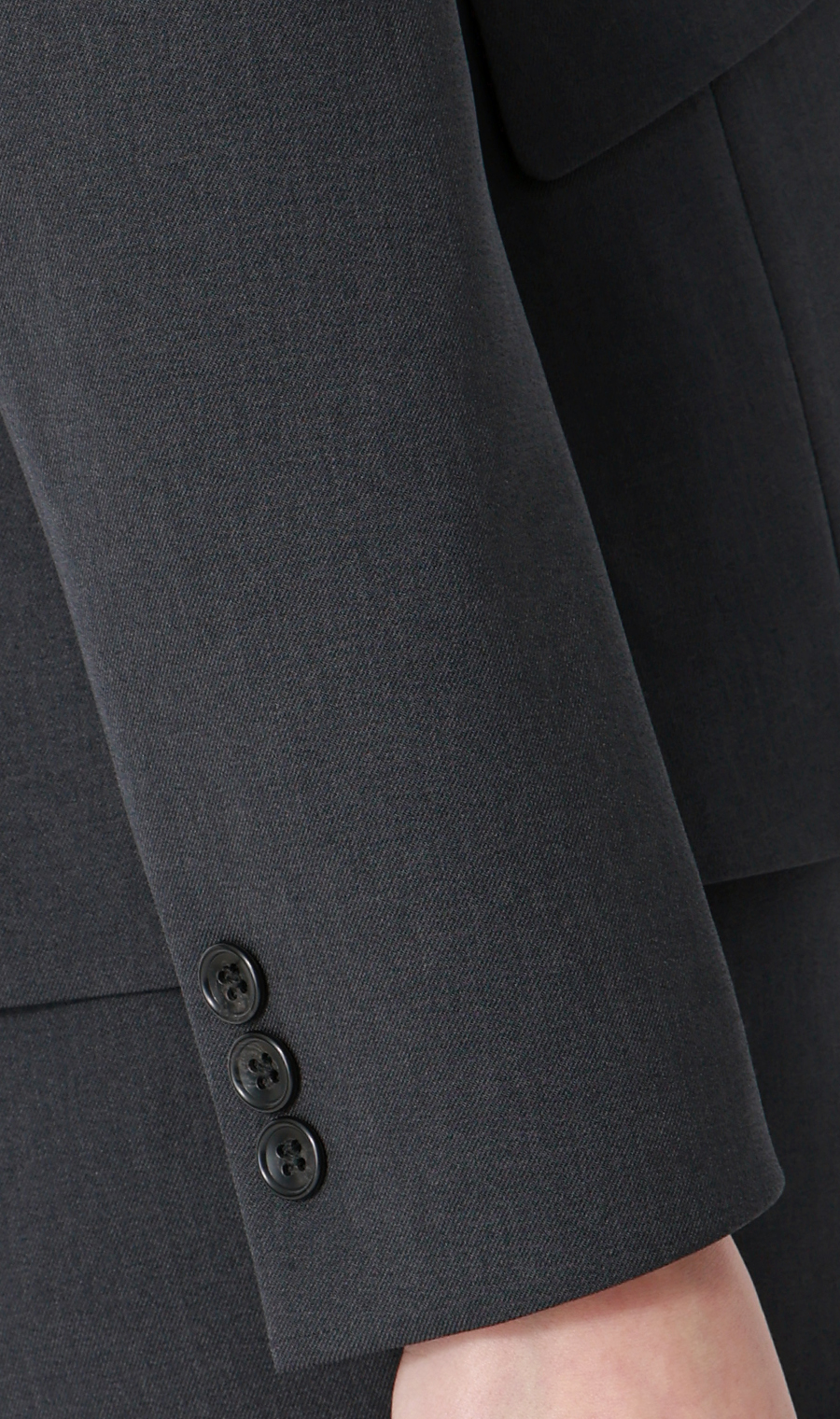 1ボタンテーラードジャケット【セットアップ着用可】 チャコール 5号