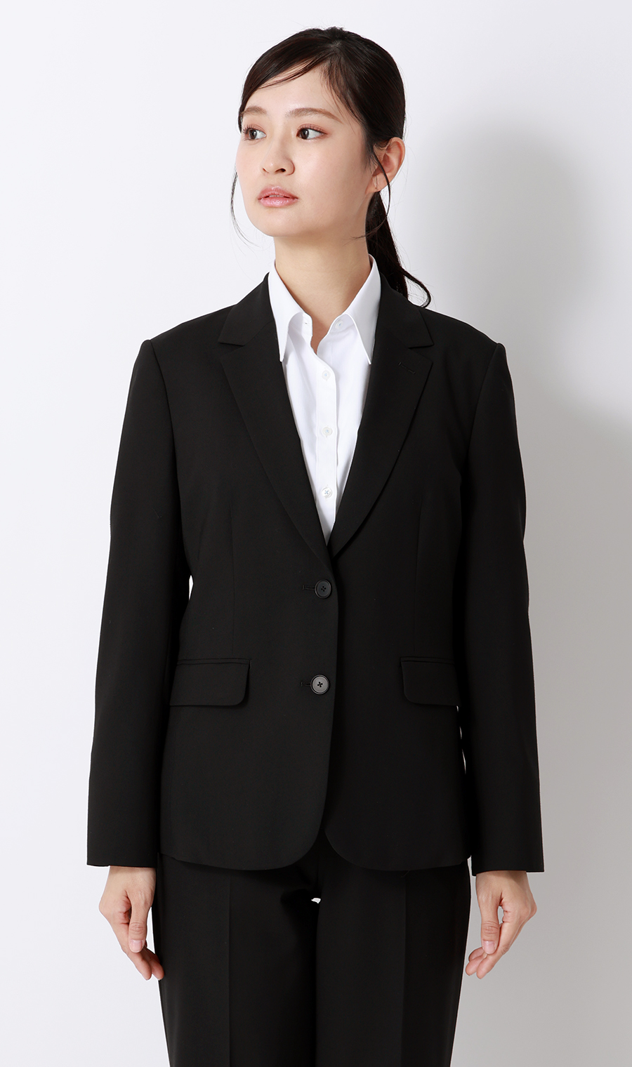 2ボタンテーラードジャケット【セットアップ着用可】【WEB先行販売】 ブラック 5号