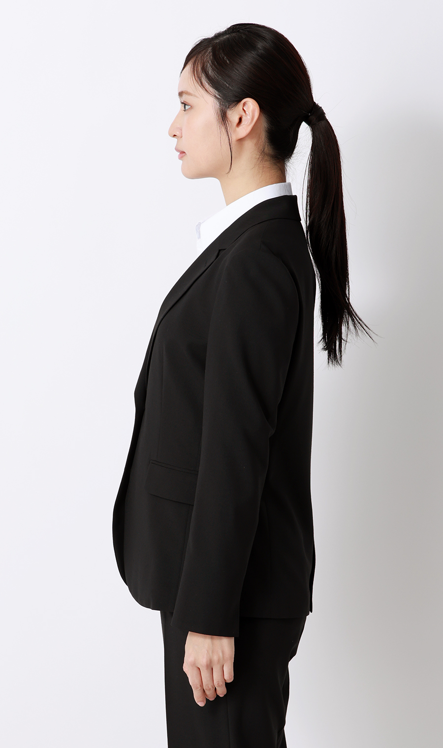 2ボタンテーラードジャケット【セットアップ着用可】【WEB先行販売】 ブラック 5号
