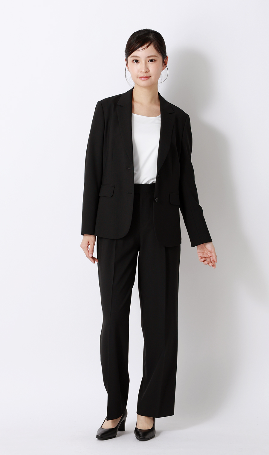 2ボタンテーラードジャケット【セットアップ着用可】【WEB先行販売】 ブラック 5号