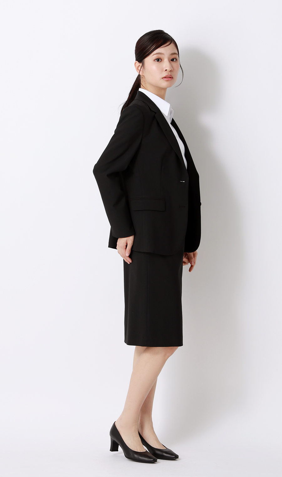 2ボタンテーラードジャケット【セットアップ着用可】【WEB先行販売】 ブラック 5号