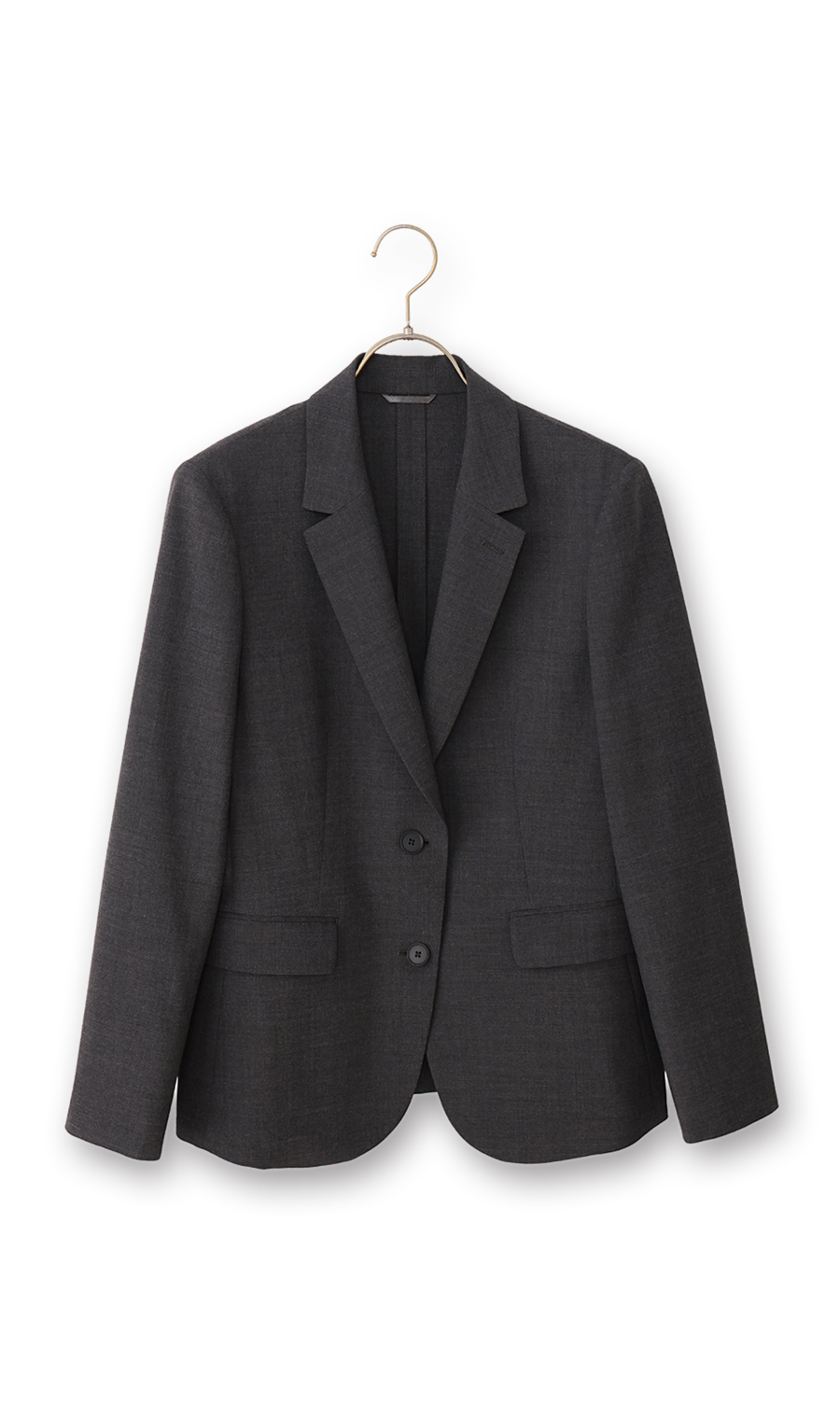 2ボタンテーラードジャケット【セットアップ着用可】 グレー 21号