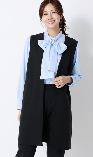 ロングジレ【セットアップ着用可】