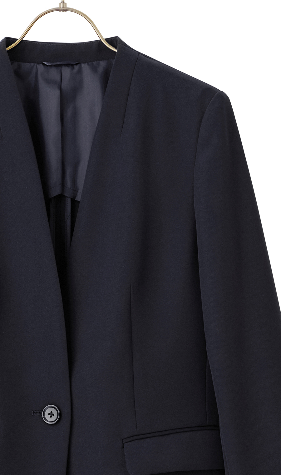 v_HM_v_1piu1uguale3 ジローラモコラボセットアップネイビ ウール100% ニットポロ - ネイビーブルー | ZARA Japan / 日本