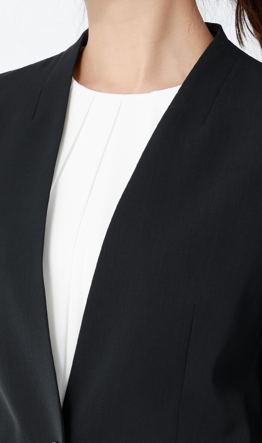 1ボタンVカラージャケット【セットアップ着用可】 ネイビー 3号