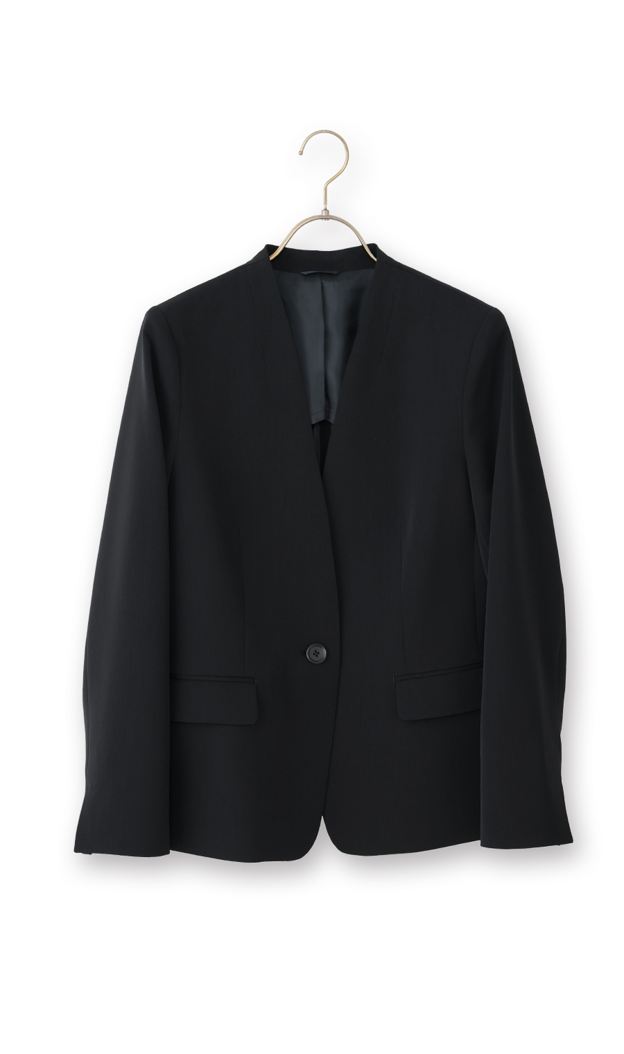 1ボタンVカラージャケット【セットアップ着用可】 ネイビー 3号