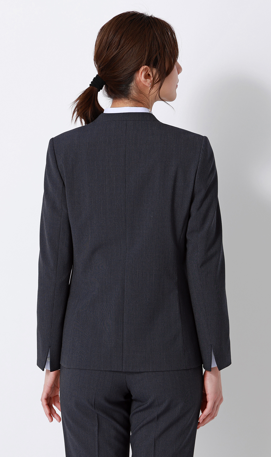 【超ストレッチスーツ】Vカラージャケット【セットアップ着用可】【＃すご】 ネイビー 5号