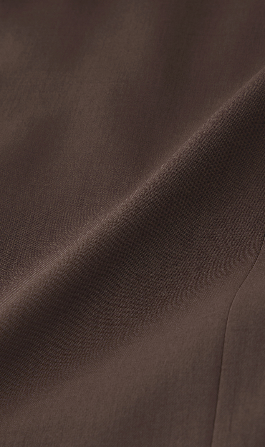 Tailored collar vest (can be worn as a set) Brown M